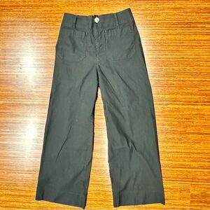 Anthropologie Maeve Collette Black Cropped Pants